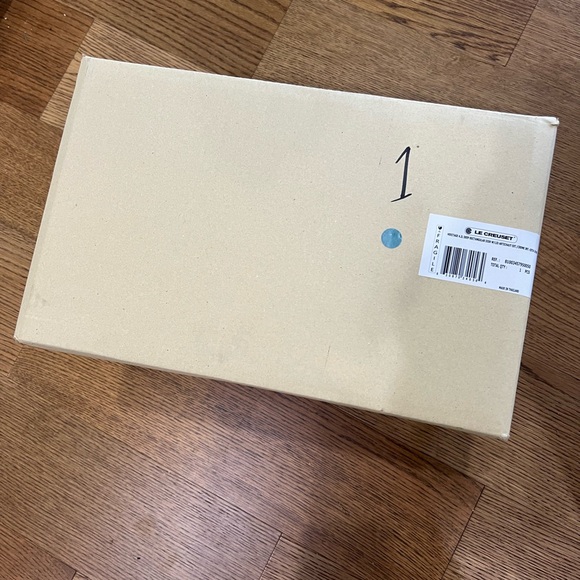 Le Creuset Artichaut Green Heritage Deep Dish Rectangular Covered dish NEW - Picture 4 of 5